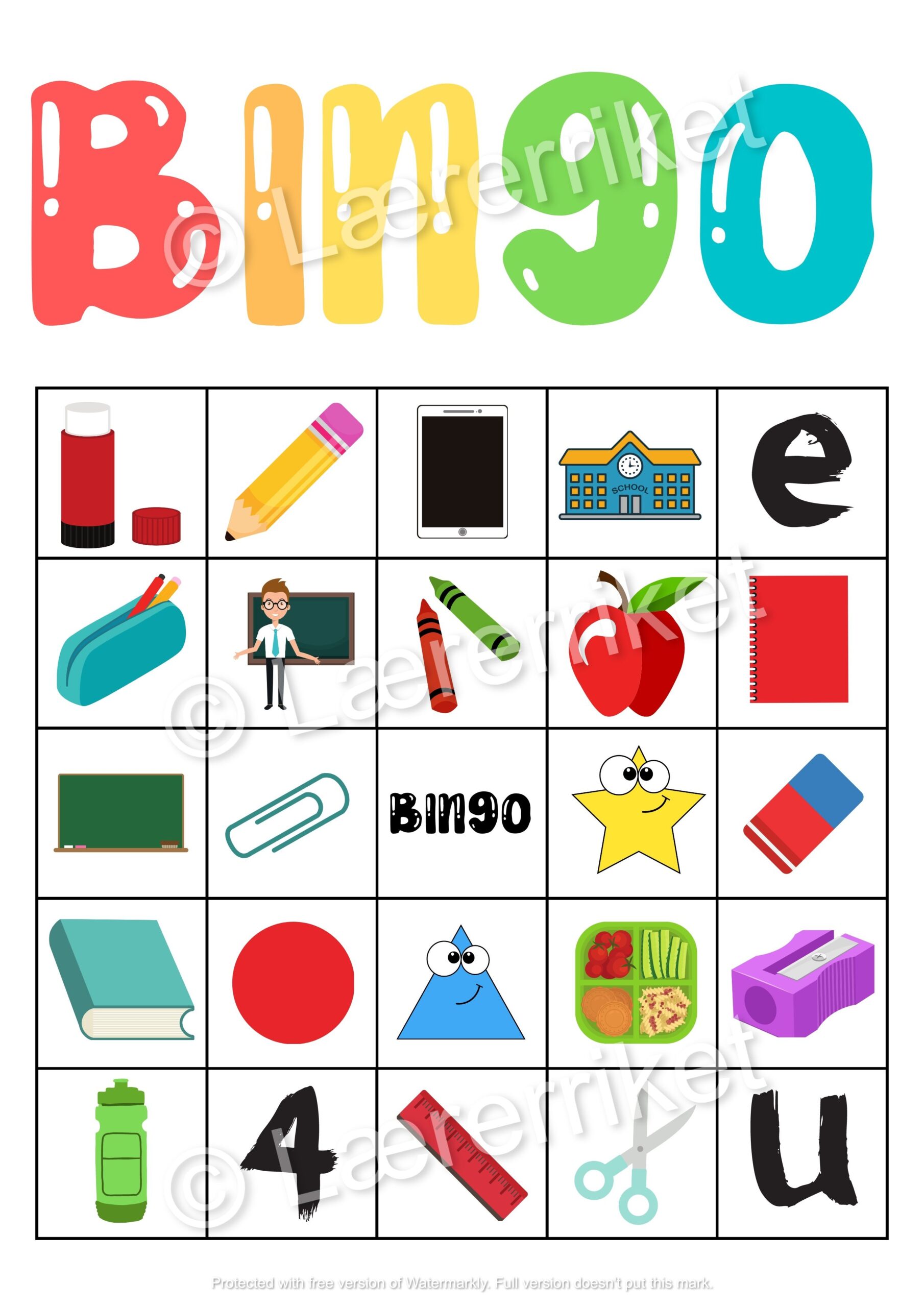 Bingo - skolestart - Bilde 5