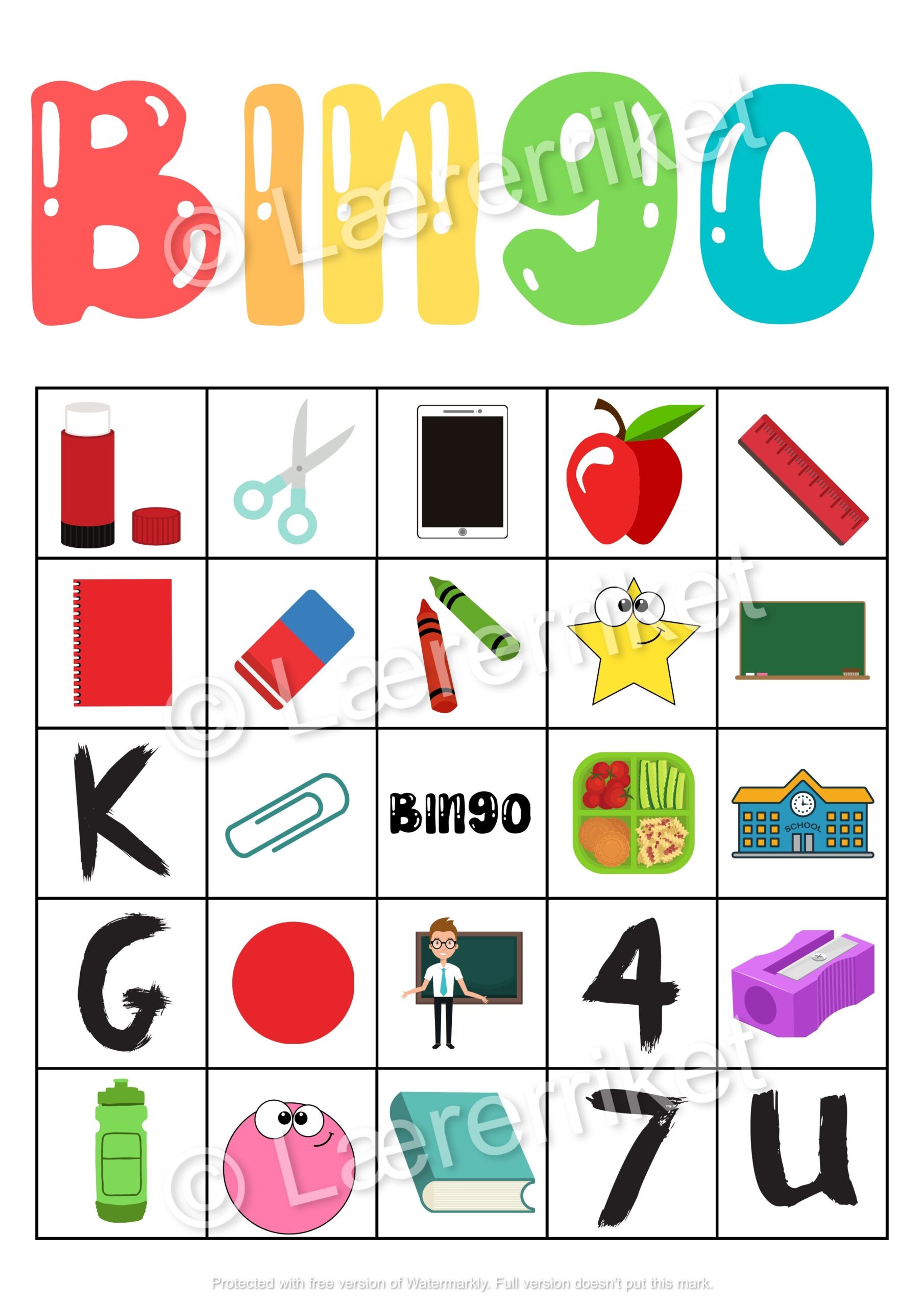 Bingo - skolestart - Bilde 3