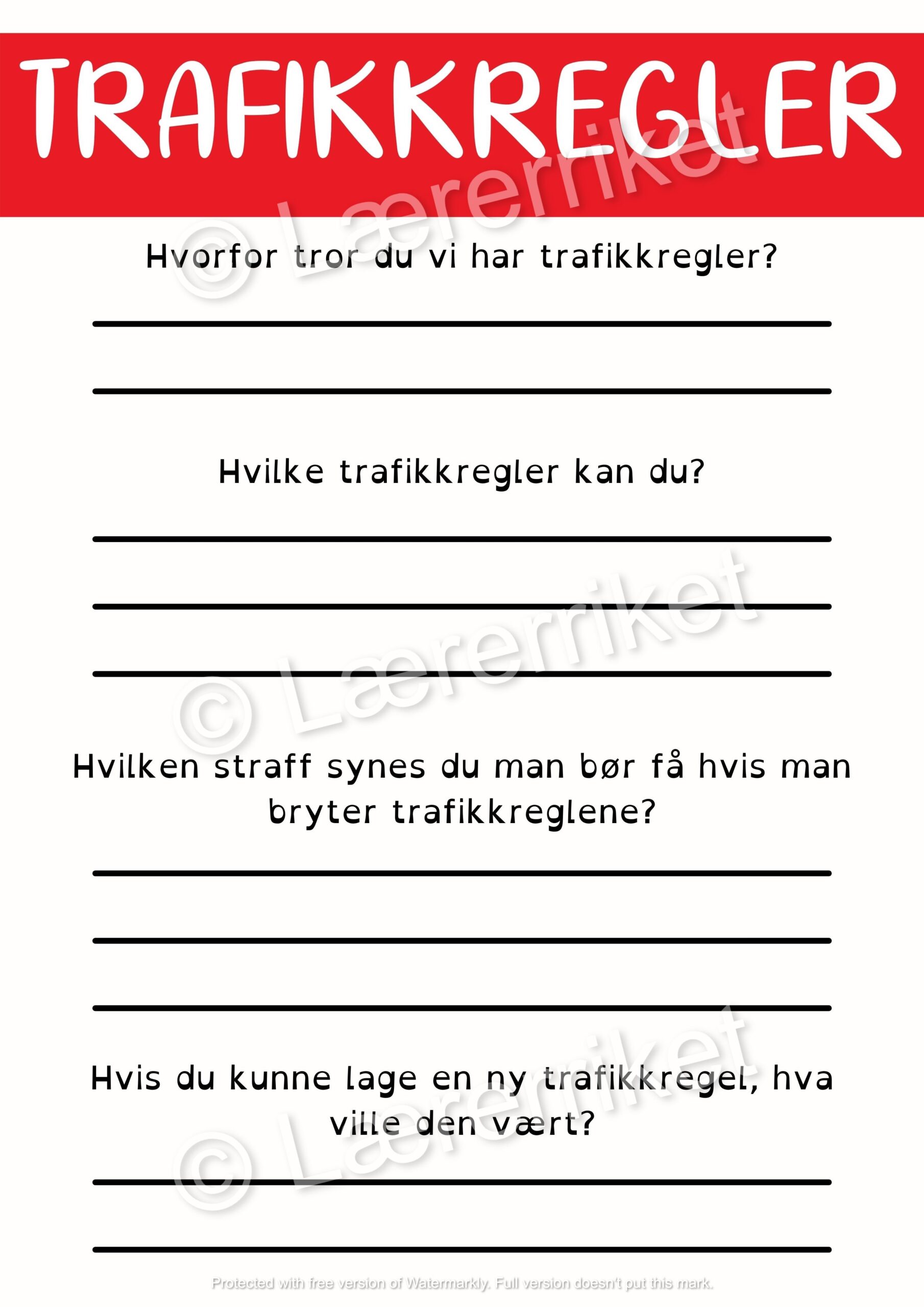 Trafikk - oppgavehefte - Bilde 4