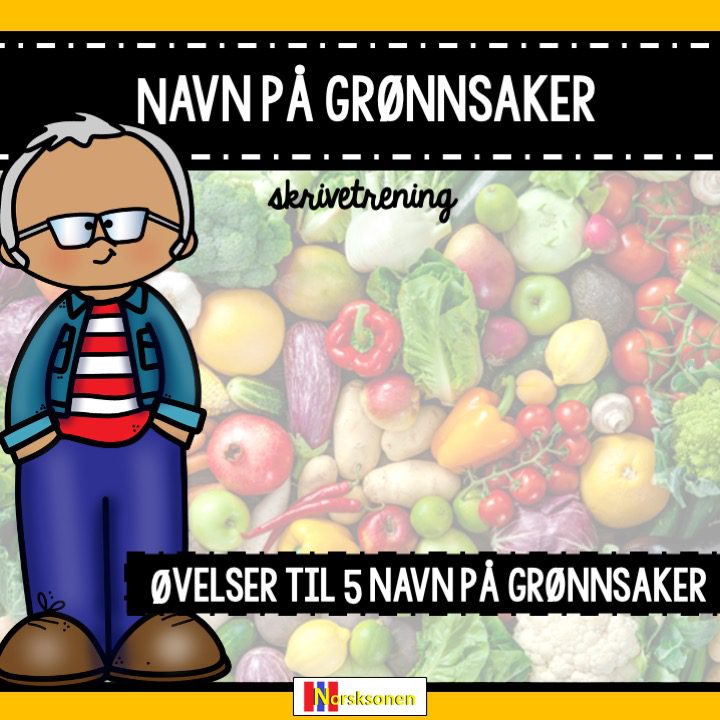 Navn på grønnsaker (A1 - Alfa)