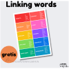 Linking words plakat gratis