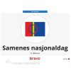 Samenes nasjonaldag - Lettlest maxibok med stor skrift, bilde og spørsmål