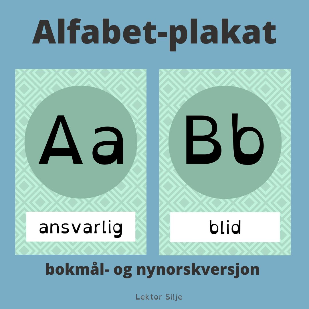 Alfabet-plakater