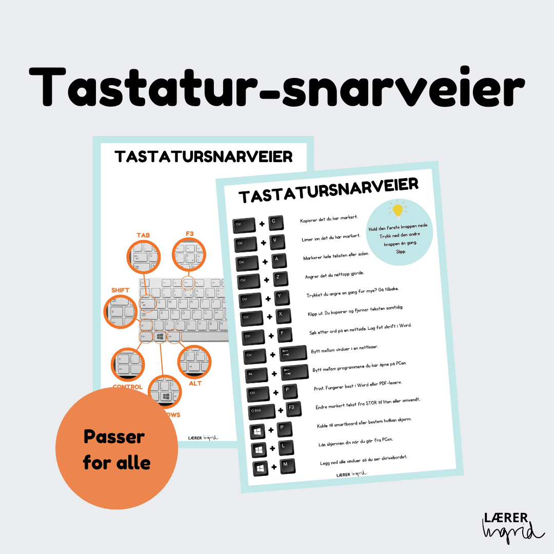 Tastatursnarveier - Plakat