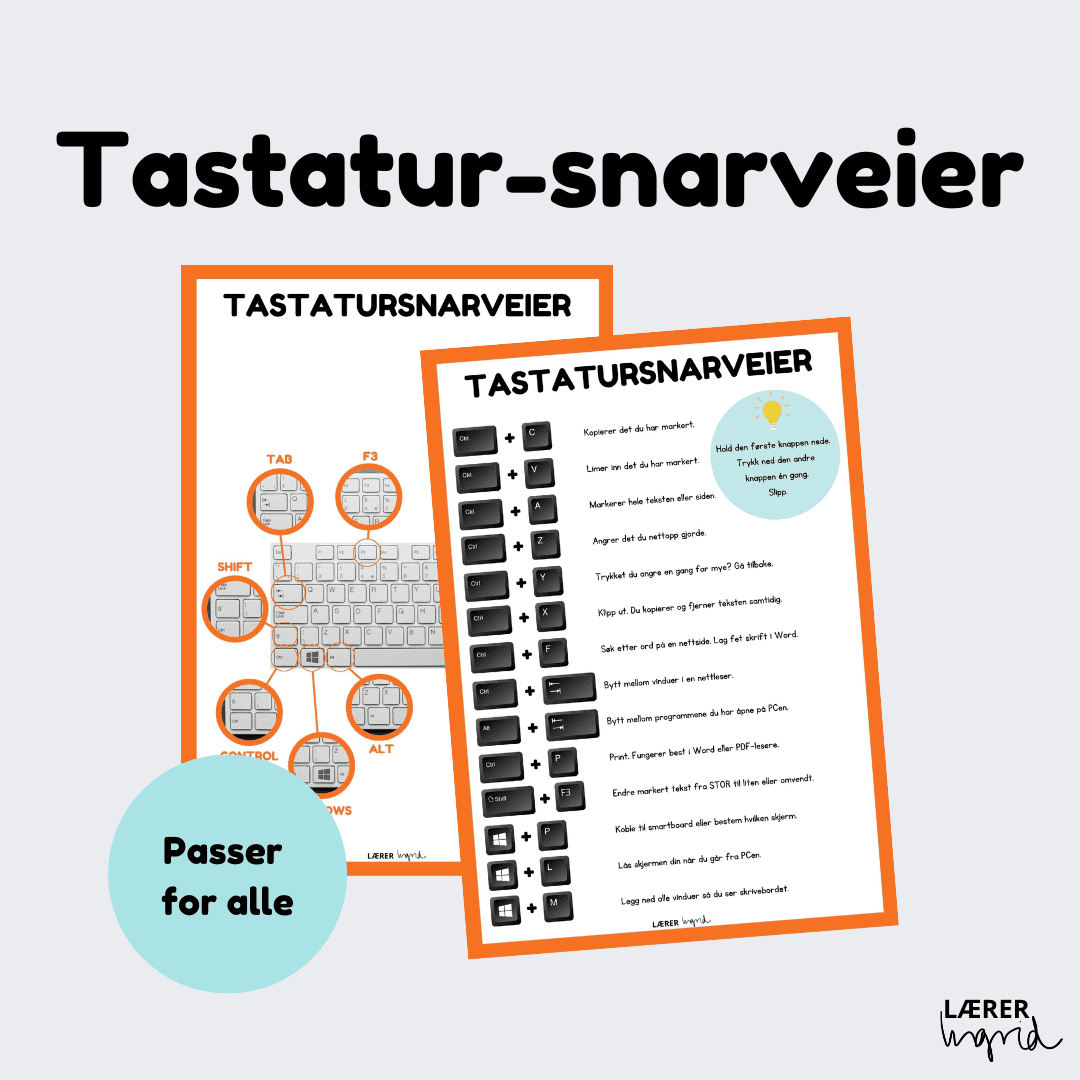 Tastatursnarveier - Plakat - Bilde 2