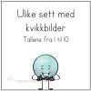 Kvikkbilder - ulike sett for tallområdet 1-10 - PDF