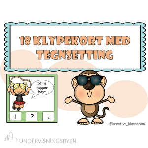 Klypekort med tegnsetting