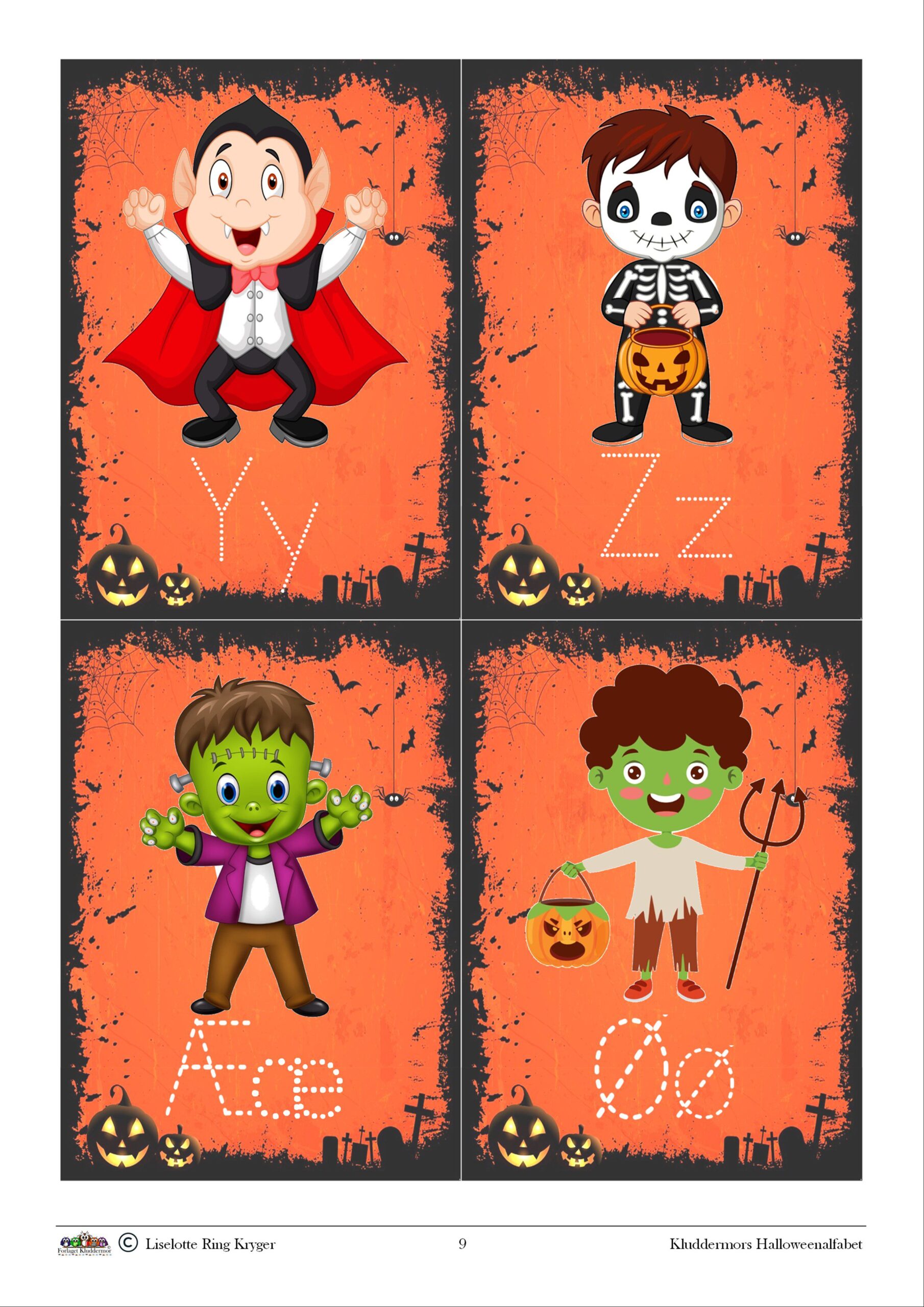 Kluddermors Halloweenalfabet - Bilde 3