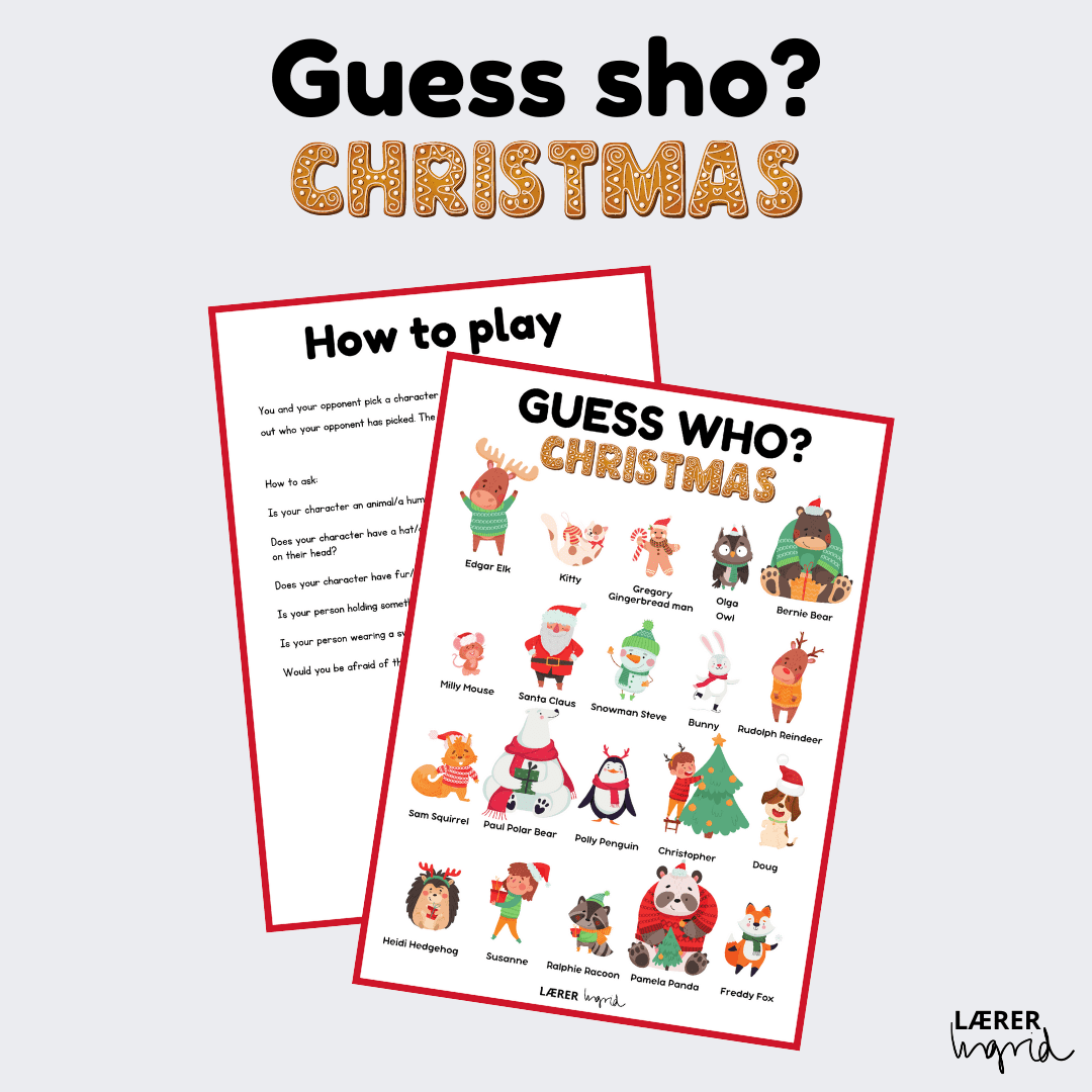 Guess who? CHRISTMAS edition