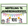 Nedtelling til hundredagersfest