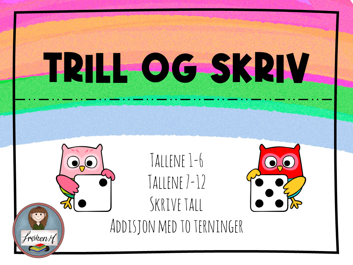 Trill og skriv 1-12