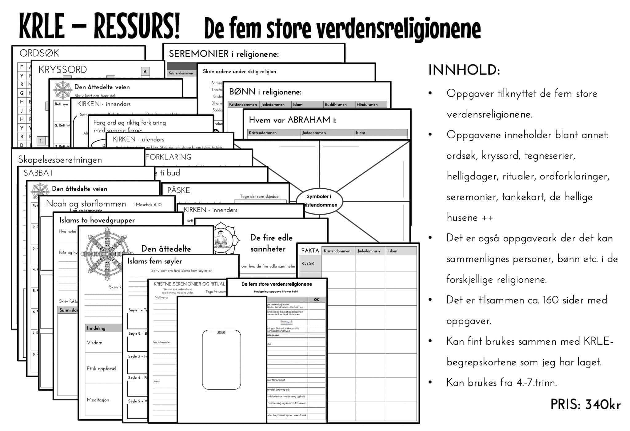 KRLE-ressurs: De fem store verdensreligionene - Bilde 2