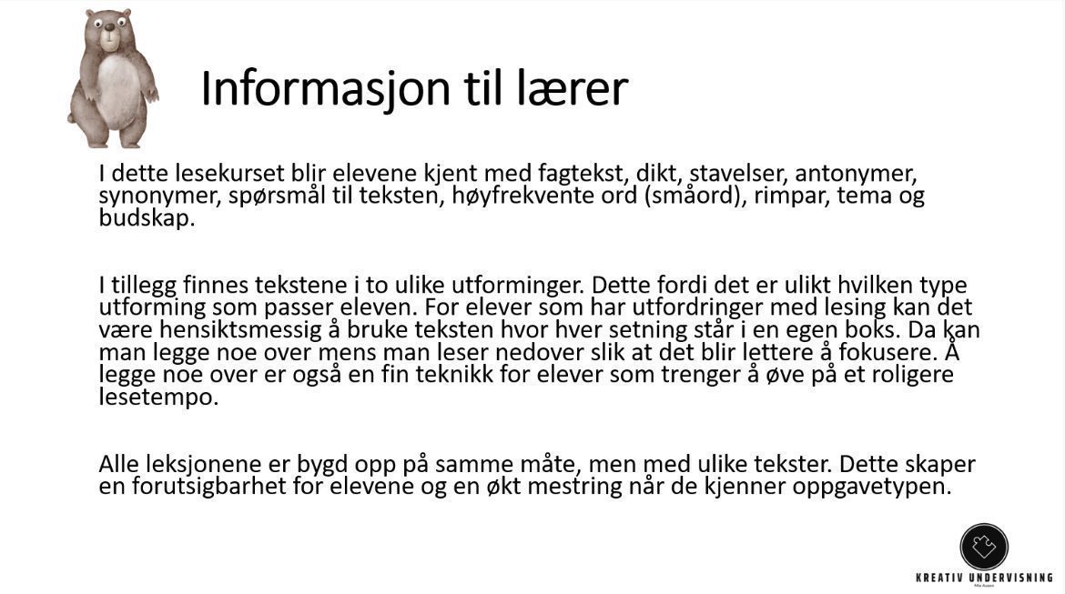 Vi øver - minilesekurs med åtte leksjoner BM - Bilde 2