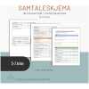 Samtaleskjema før samtale