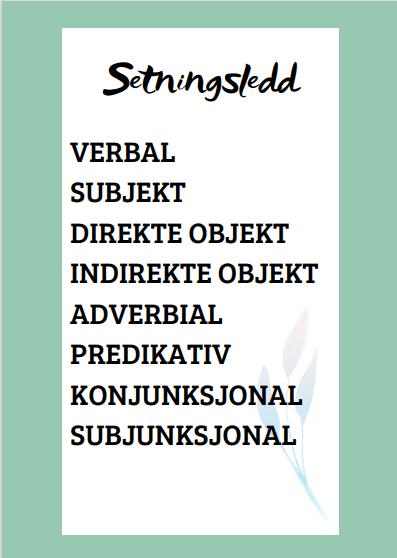 Setningsledd