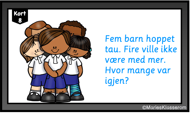 MATTEKORT Tekstoppgaver - Bilde 3