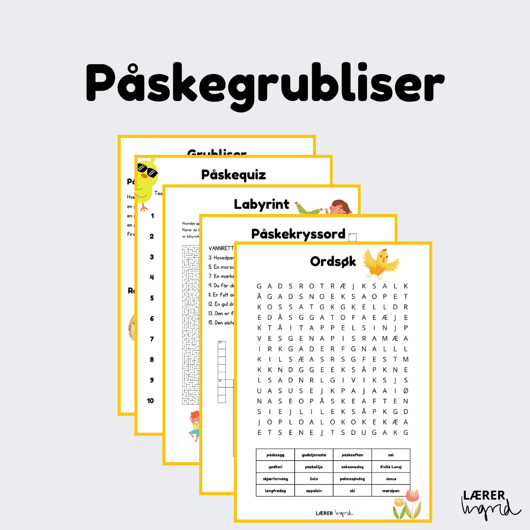 Påskegrubliser (BM, NN)