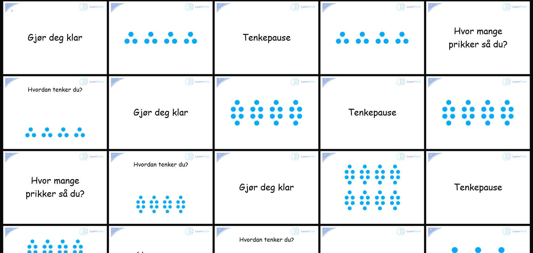 107 Samtaleoppgaver / oppvarmingsoppgaver matematikk - Bilde 4