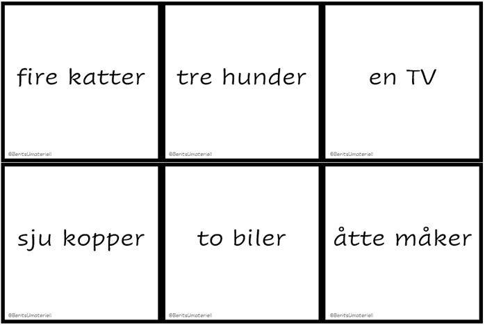 Jeg har - ubest. flertall/tallord - Bilde 5