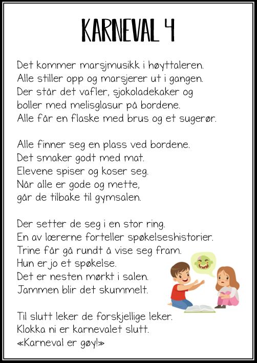 Lettleste leselekser "Karneval"