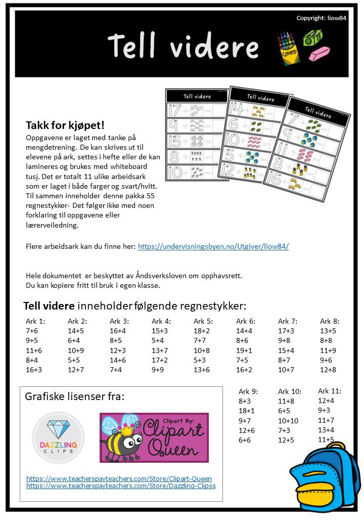 Tell videre - Opp til 20