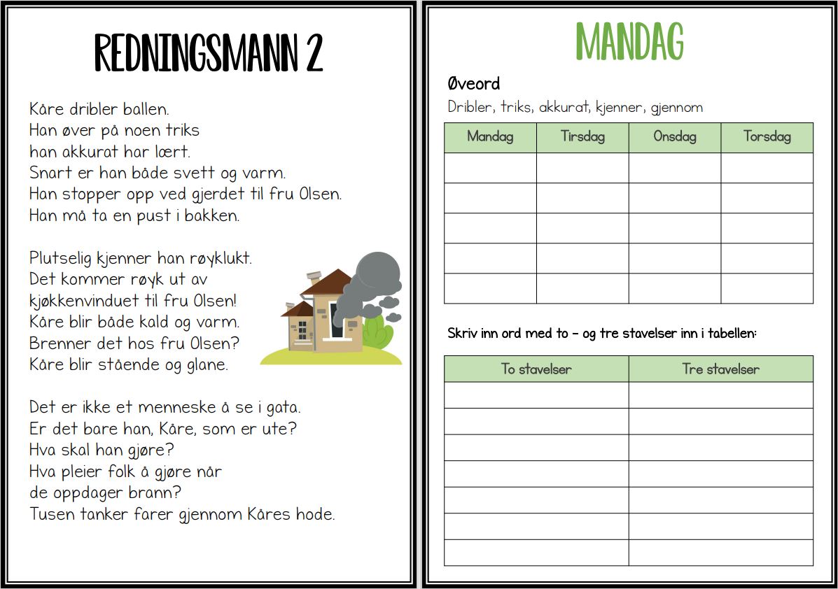 Lettleste leselekser "Redningsmann" - Bilde 3