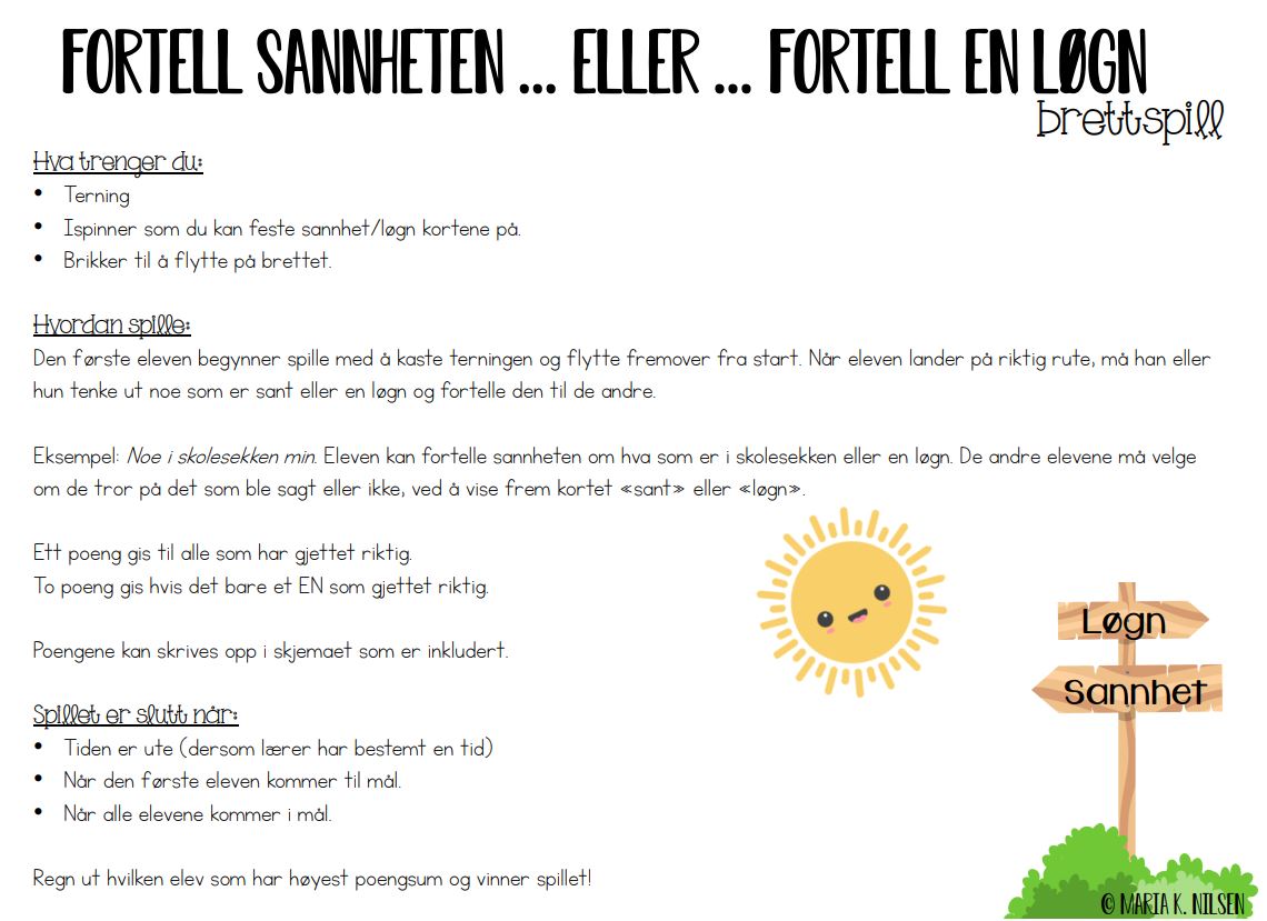Brettspill Sannhet eller løgn - Bilde 3
