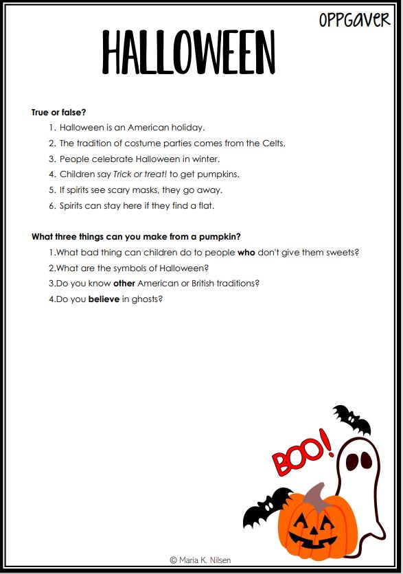 Halloween arbeidshefte mellomtrinnet - Bilde 8