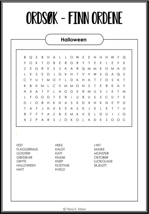 Halloween arbeidshefte mellomtrinnet - Bilde 9