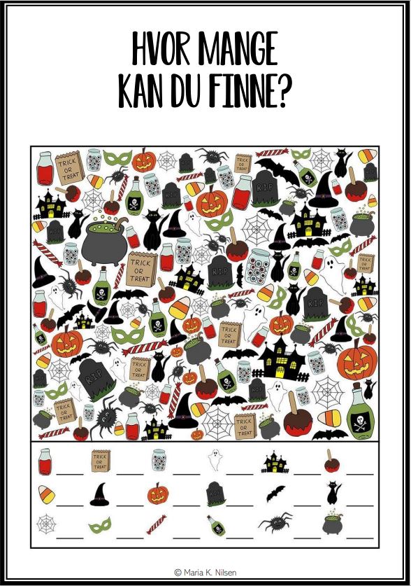 Halloween arbeidshefte mellomtrinnet - Bilde 6