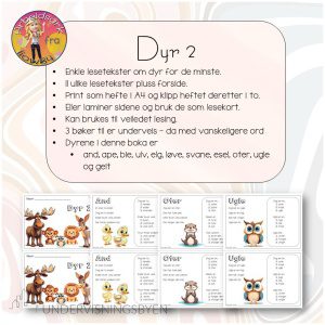 Lesetekster - Dyr 2