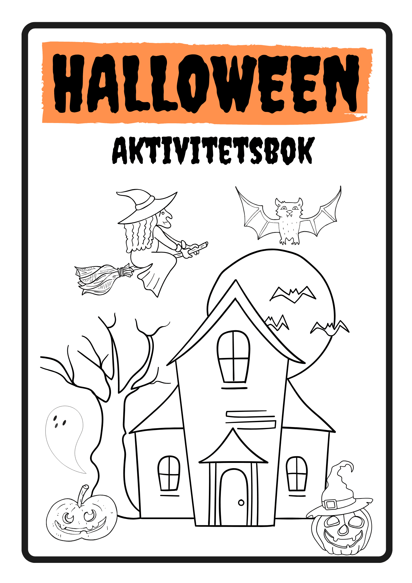 Halloween arbeidshefte
