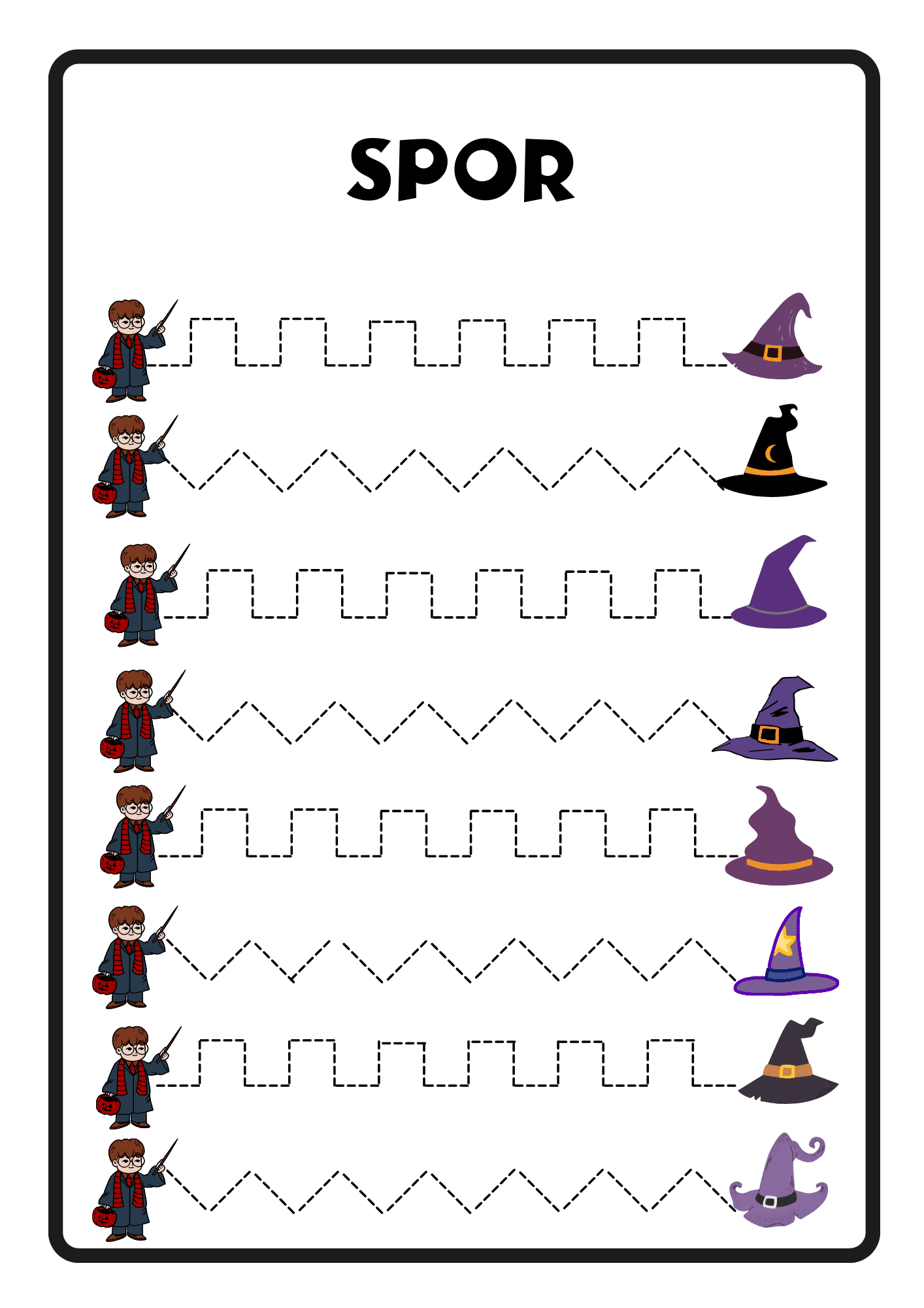 Halloween arbeidshefte - Bilde 3