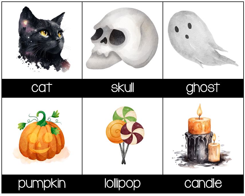 Halloween Flashcards - Bilde 4