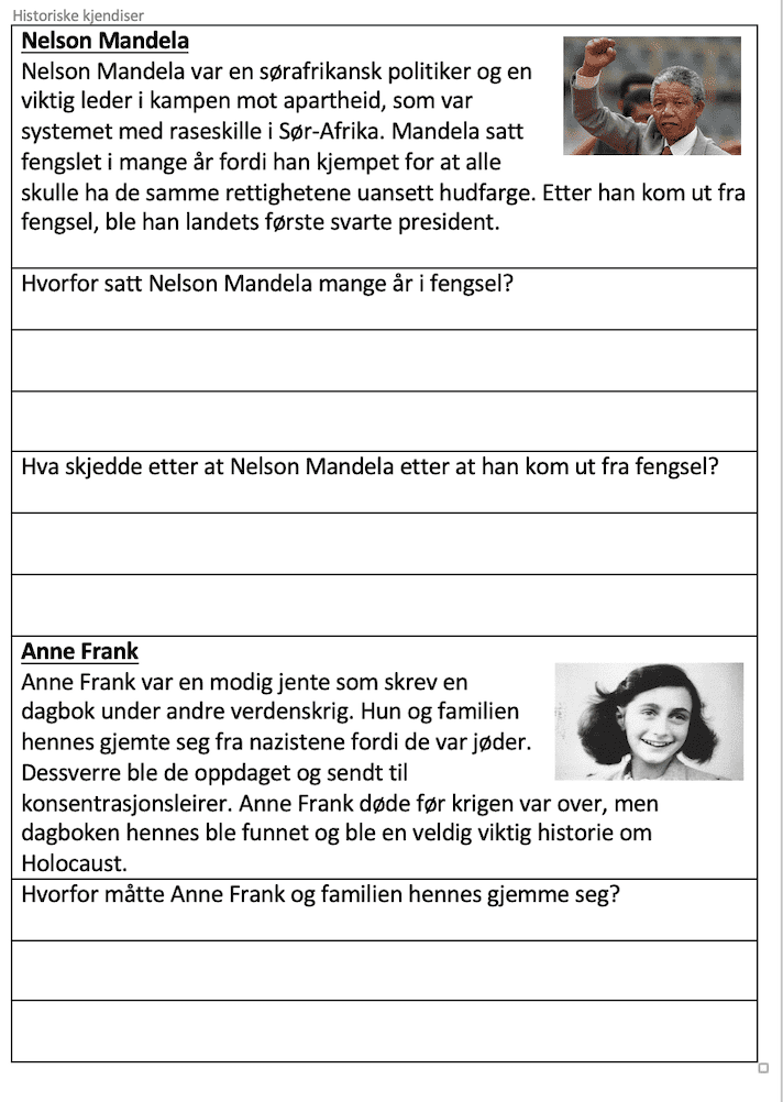 Historiske kjendiser - Bilde 2