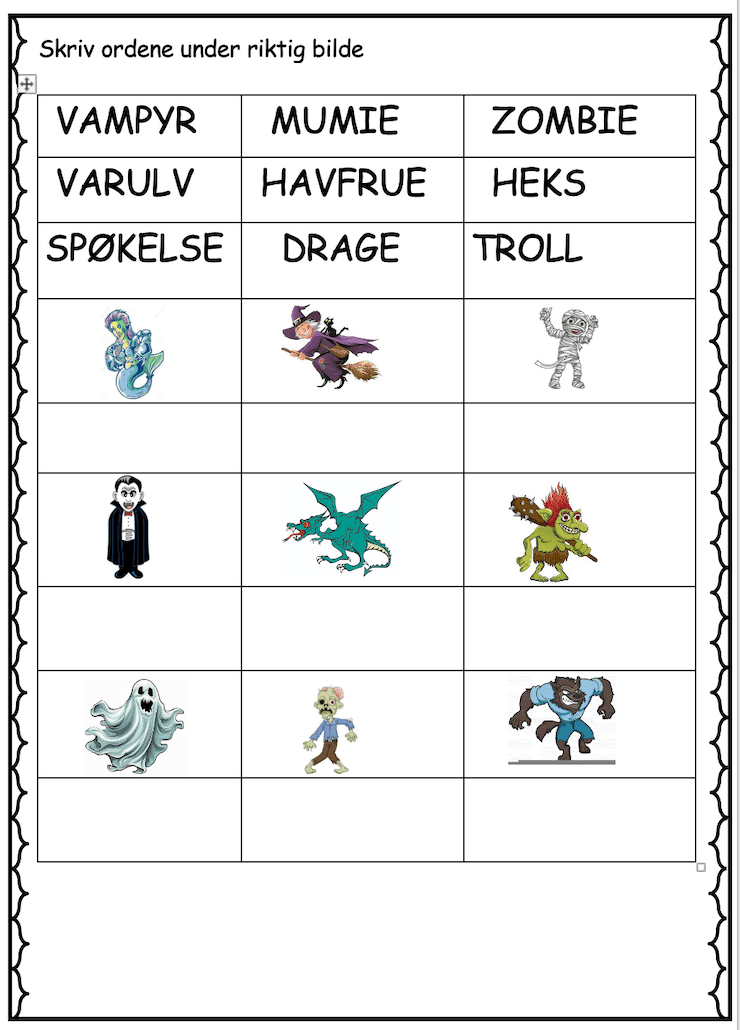 Halloween - skumle skapninger - Bilde 7