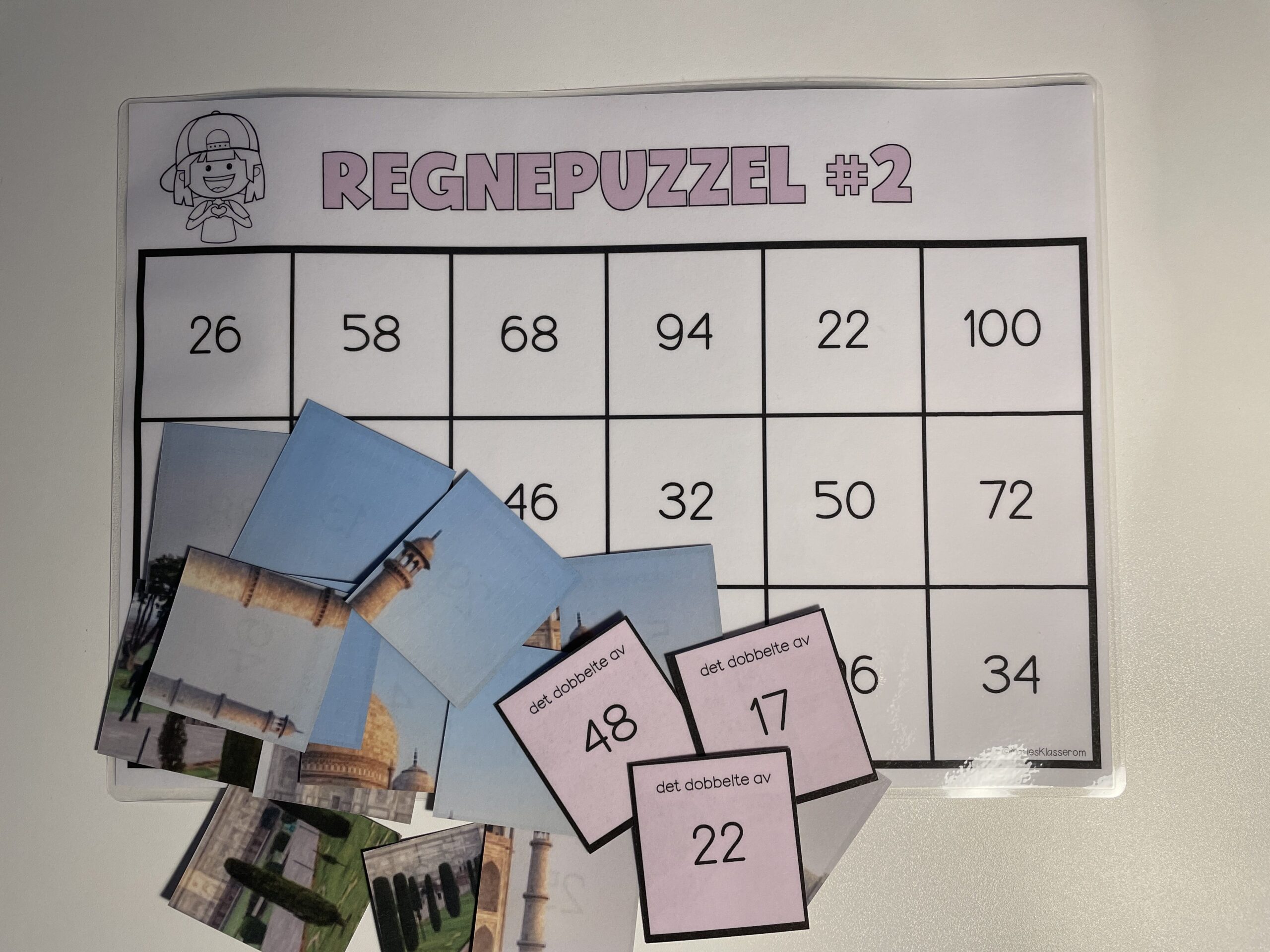 REGNEPUZZEL 2 addisjon og subtraksjon til 100 - Bilde 2