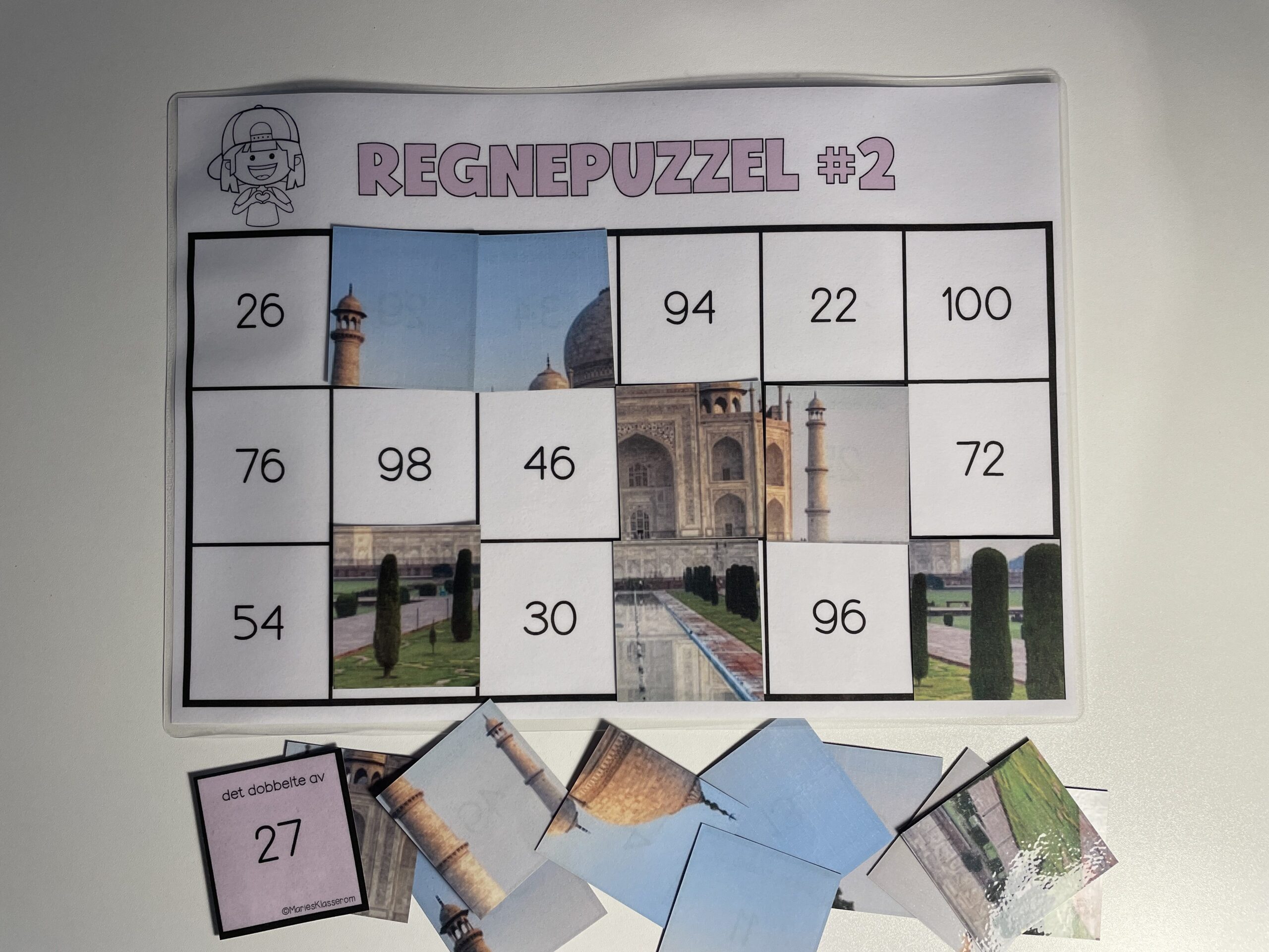 REGNEPUZZEL 2 addisjon og subtraksjon til 100 - Bilde 3