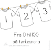 Fra 0 til 100 på tørkesnora - tall