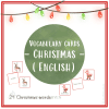 Vocabulary cards - Christmas - English