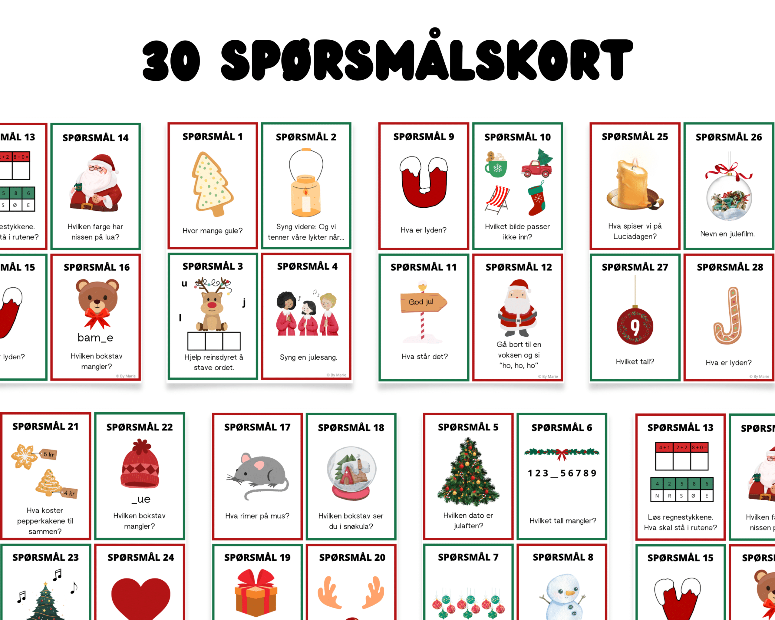 30-leken med juletema (BM/NN) - Bilde 2