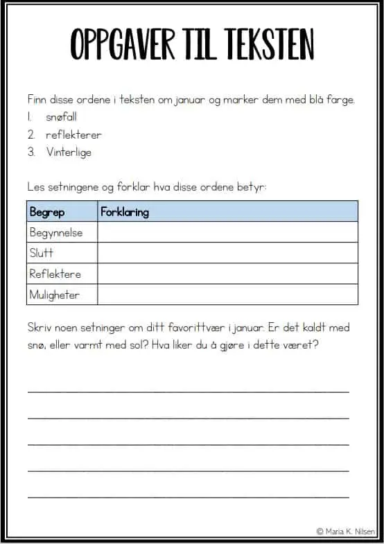 Arbeidshefte - januar 3.-4. trinn - Bilde 4