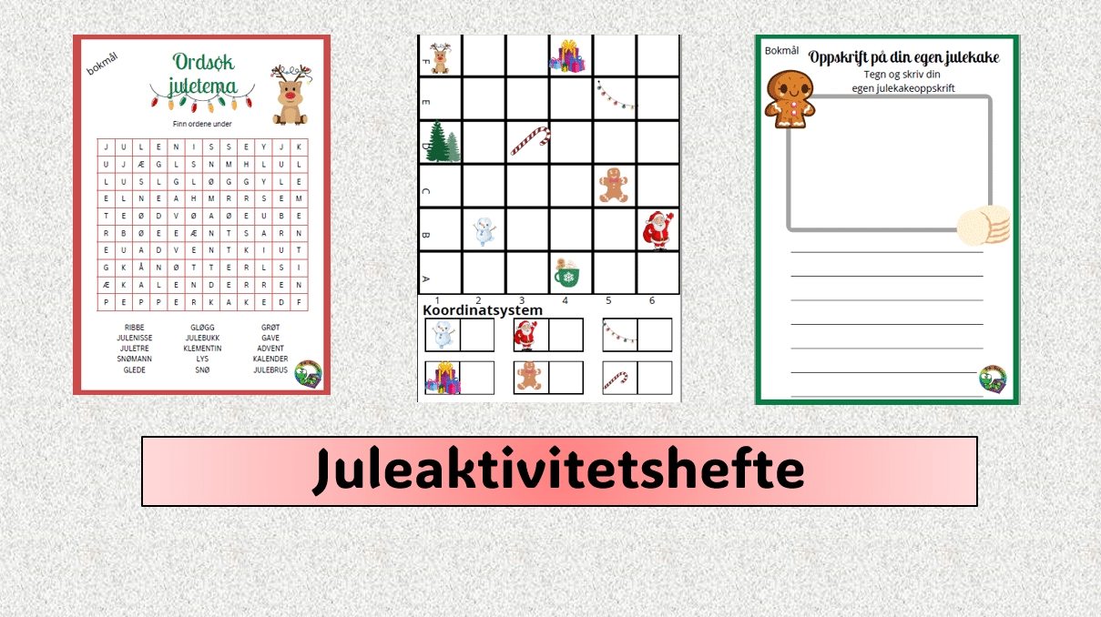 Juleoppgaver-ENG, BOK, NN