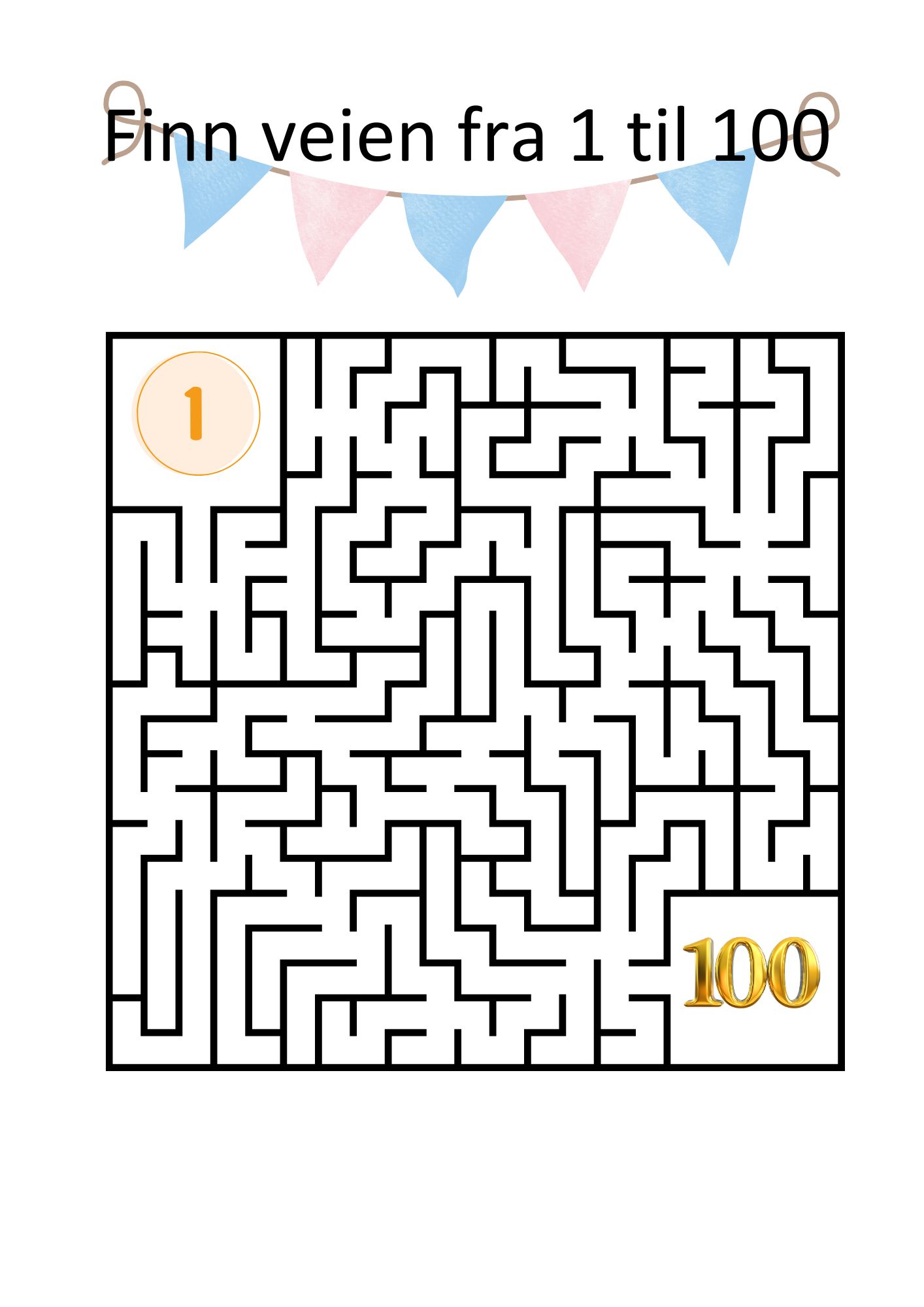 100 dagers fest - Bannere - arbeidshefte - diplom m.m - Bilde 16