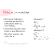 Presentasjon algebraiske uttrykk (multiplikasjon og divisjon)