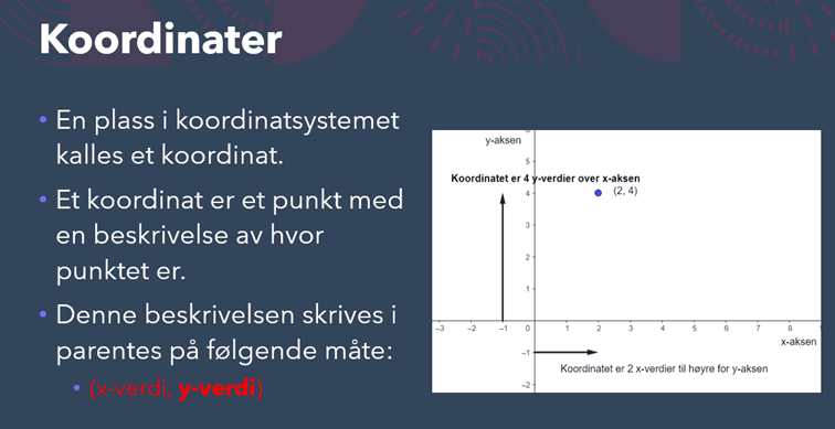 Presentasjon koordinatsystemet