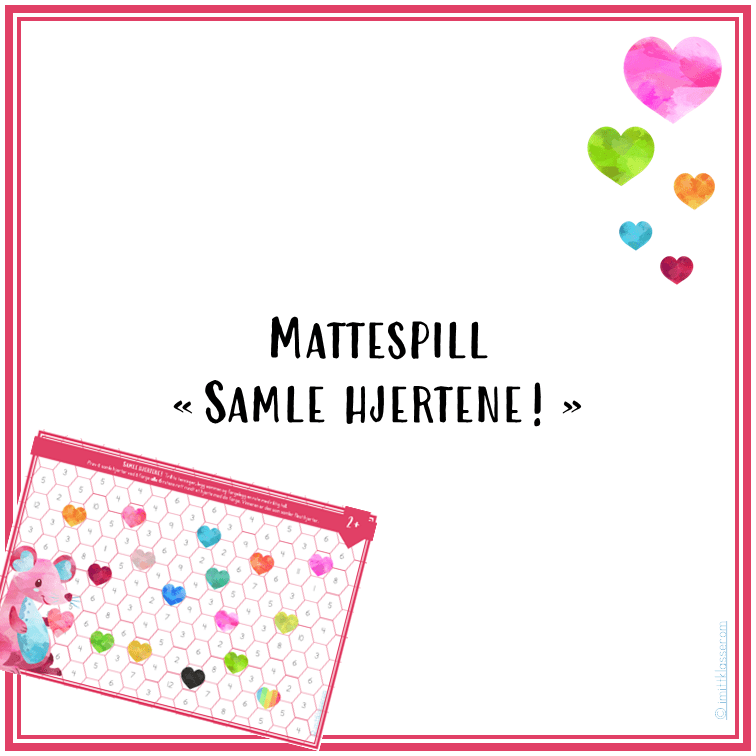 Mattespill - Samle hjertene!