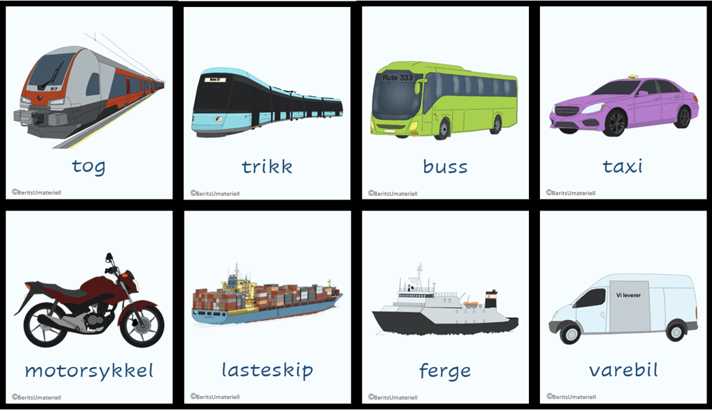 Ord og begreper - Transport BM