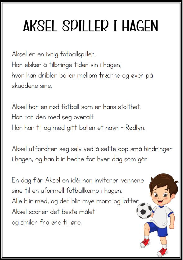 Lettleste leselekser "Aksel"