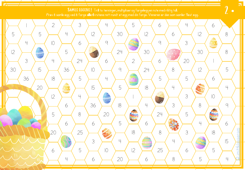 Mattespill - Samle eggene! - Bilde 4